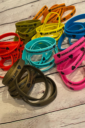 Love After Loss | Heart Wristband