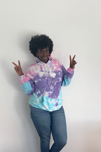 Over Your Heart | Tie Dye Heart Hoodie
