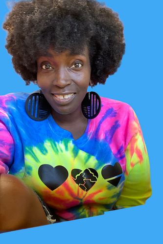 Process | Tie Dye Heart Sweatshirt