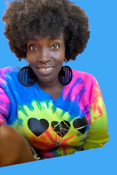 Process | Tie Dye Heart Sweatshirt