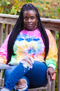 Process | Tie Dye Heart Sweatshirt